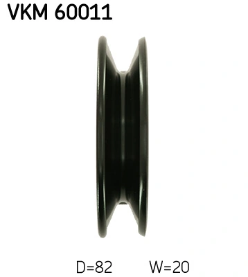 Comprar VKM60011 SKF Polea tensora, correa poli V