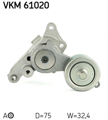 Polea tensora correa poli V Toyota Hilux 