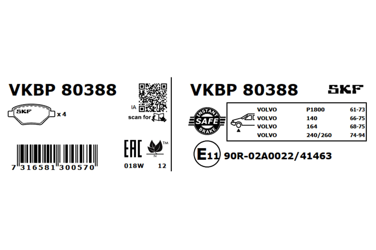 VKBP80388 SKF