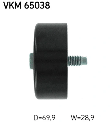 Polea inversión/guía, correa auxiliar servicios SKF VKM65038 precio, desde 14,47 EUR