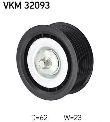 VKM32093 SKF Polea guía correa poli V