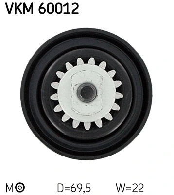 VKM60012 SKF Polea tensora