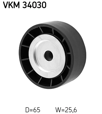 VKM34030 SKF Polea guía correa poli V