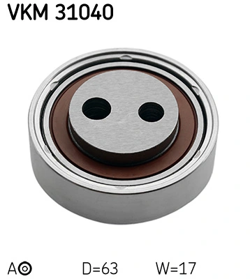 Rodillo, correa trapecial poli V Audi A4 8EC