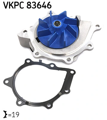 VKPC83646 SKF Bomba refrigerante coche