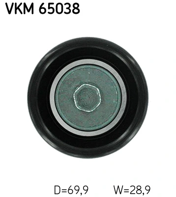 VKM65038 SKF Polea guía correa poli V