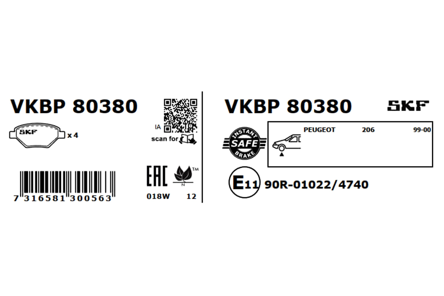 VKBP80380 SKF