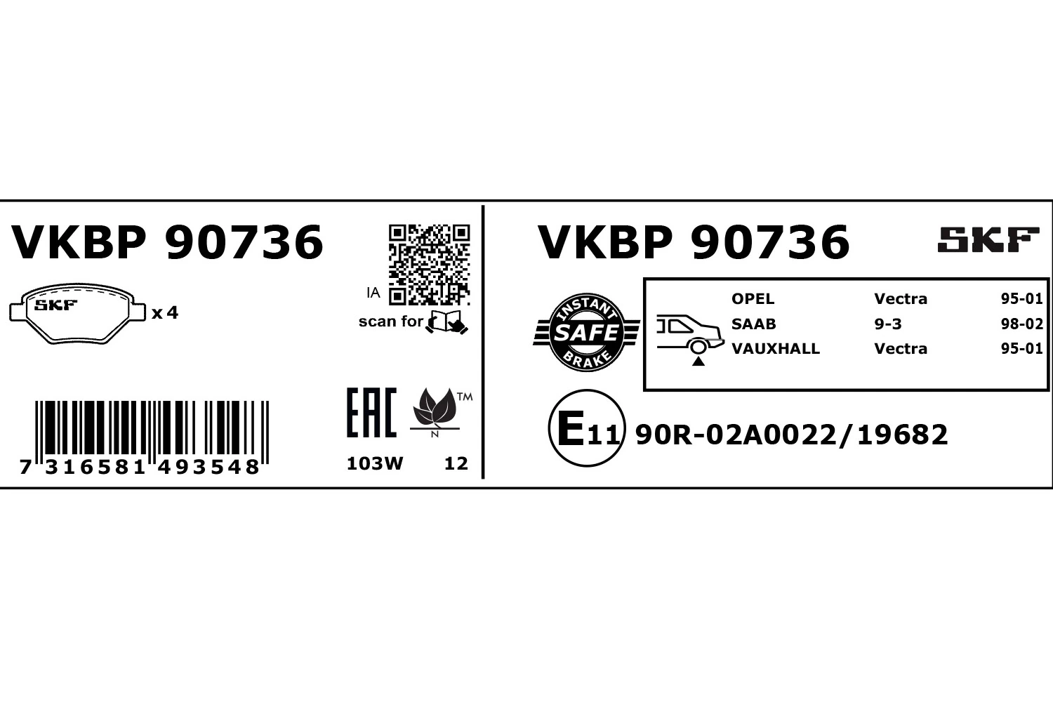 VKBP90736 SKF