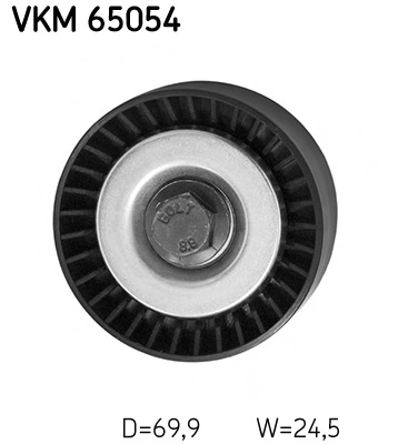 VKM65054 SKF Polea guía correa poli V