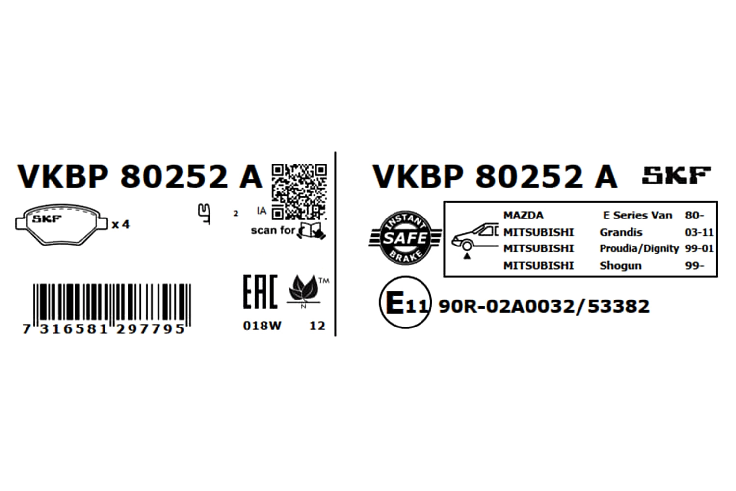 Pastillas de freno para Mitsubishi Pajero V70