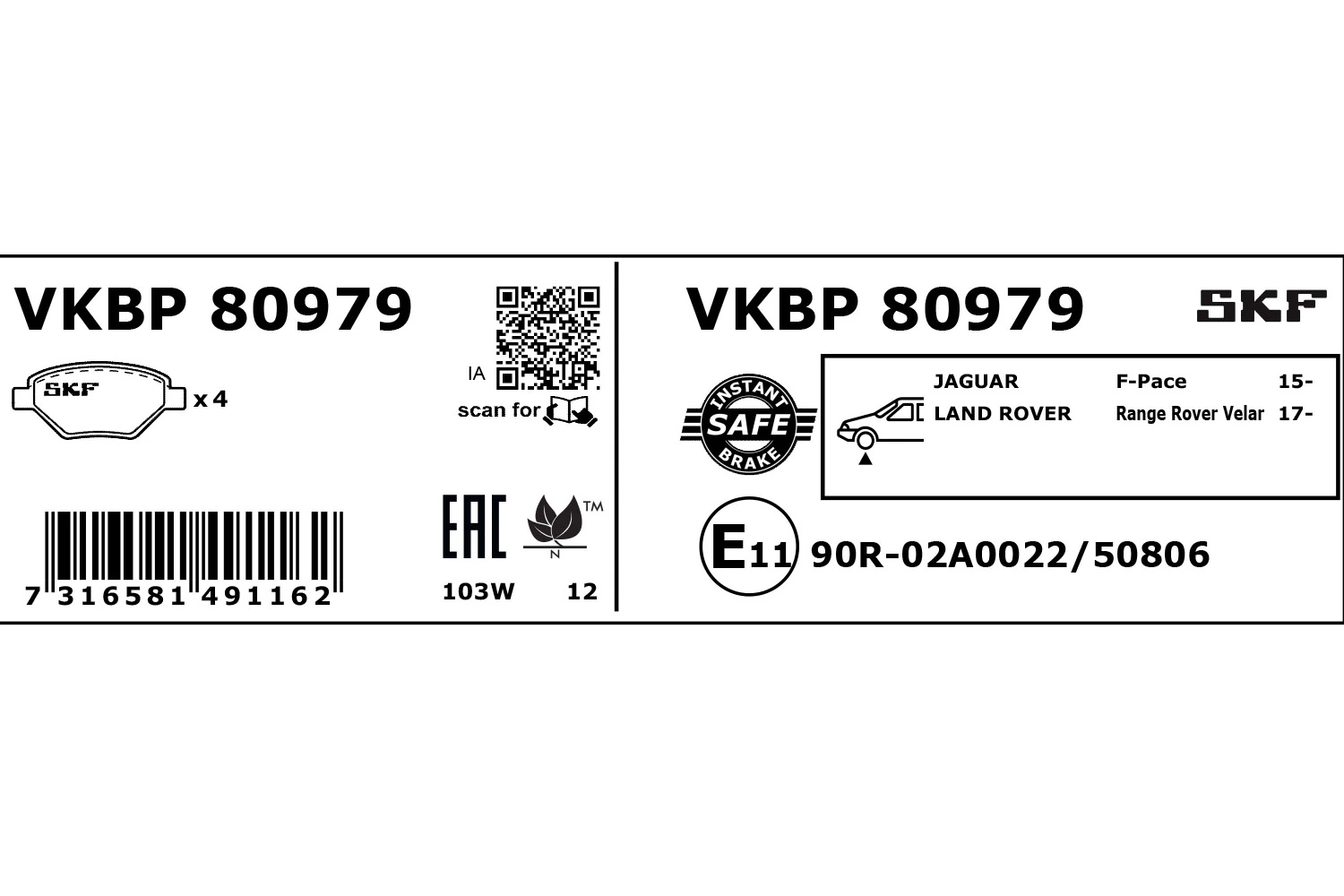 VKBP80979 SKF