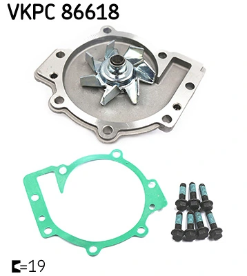 VKPC86618 SKF Bomba refrigerante coche