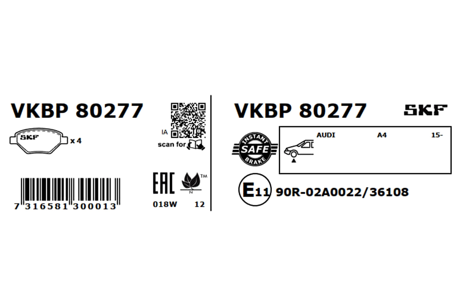 VKBP80277 SKF