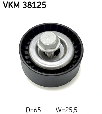 VKM38125 SKF Polea guía correa poli V