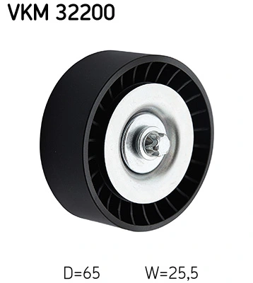 VKM32200 SKF Polea guía correa poli V