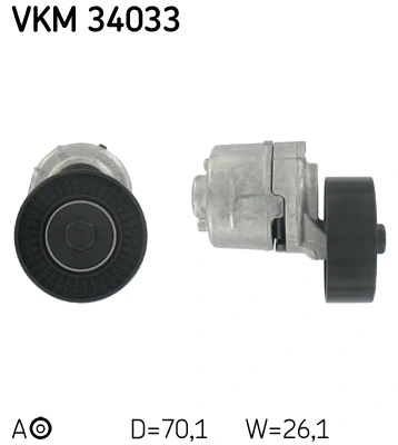 Tensor de la correa trapecial poli v Ka  hatchback (1996-2008) original desde 25,82 €