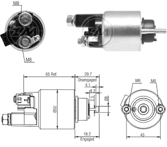 Solenoide arranque Toyota Yaris (1999-2005)