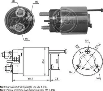 Solenoide arranque para Renault Twingo I C06