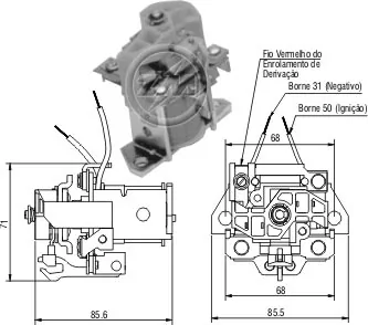 Solenoide arranque Renault Trucks MAGNUM (1990-2000)