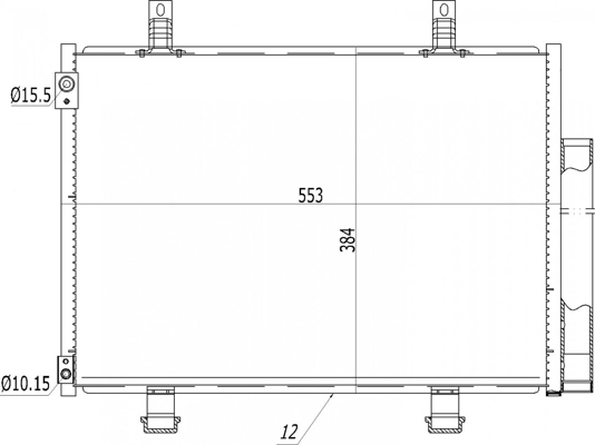 Condensador para Suzuki Swift V (AZ)