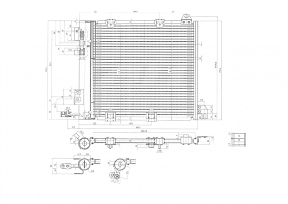 Aire acondicionado capacitor Opel Zafira A monovolumen (F75) (1999 - 2005) precio, desde 75,37 EUR