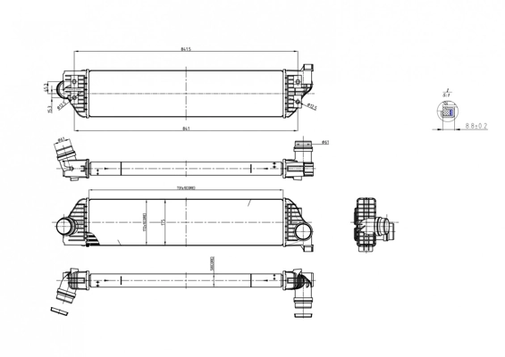 Comprar 93168279 Peugeot/Citroen Turbo intercooler