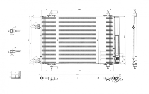 Aire acondicionado capacitor Peugeot 408 RUSSIA sedán (2010 - 2026) precio, desde 82,58 EUR