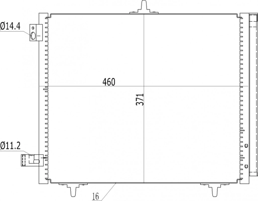 Condensador Peugeot 208 