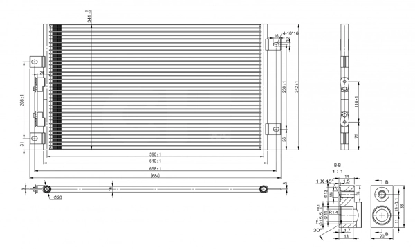 Aire acondicionado capacitor Alfa Romeo 147 hatchback (937) (2001 - 2010) precio, desde 66,79 EUR