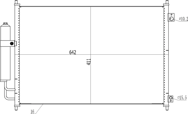  Condensador aire acondicionado Nissan X-Trail 