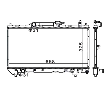 Radiadores Avensis sedán (1997-2003) original desde 93,26 €