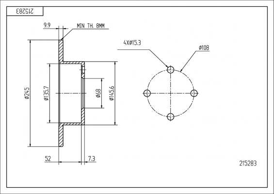 Frenos traseros para Audi 100 (43)