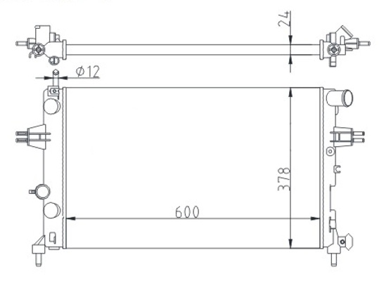 Refrigeración del motor para Opel Astra G F69