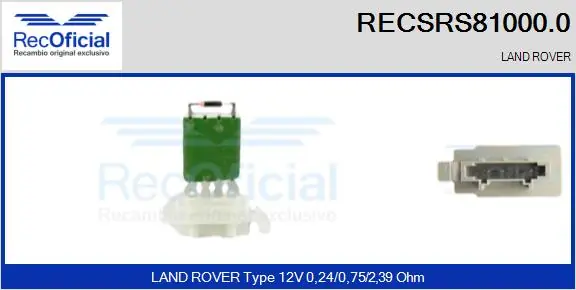 RECSRS810000 Recoficial