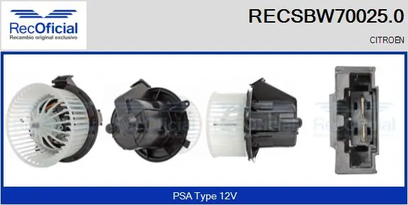 Ventilador habitáculo para Citroen C3 FC