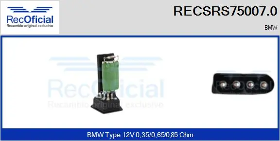 RECSRS750070 Recoficial