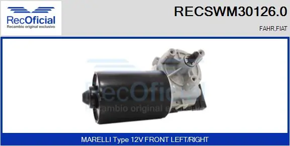 Comprar Motor del limpiaparabrisas Fiat Doblo I 223 a bajo precio