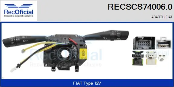 Comprar Conmutador de la columna de dirección completo Fiat Punto 199 a bajo precio