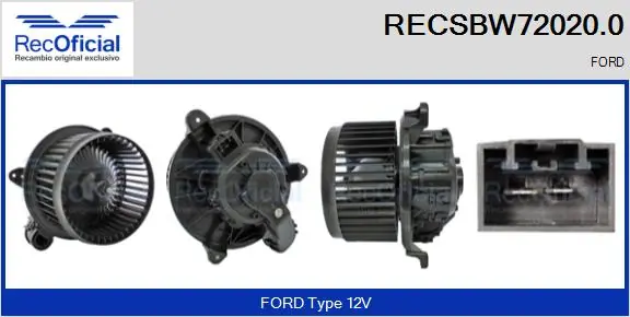 Comprar Motor del ventilador del calefactor Ford Fiesta VII  a bajo precio