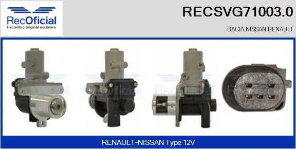 Comprar Válvula EGR de recirculación de gases Nissan Tiida  C11X a bajo precio