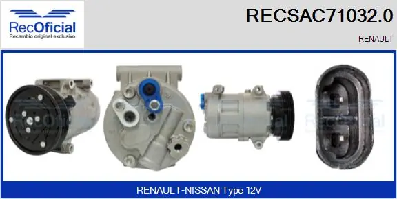 Compresor climatizador Nissan Almera II (2000-2006)