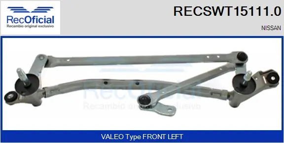 Comprar Trapezio del limpiaparabrisas Nissan Qashqai I J10 a bajo precio