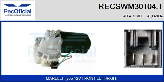 Comprar Motor del limpiaparabrisas Fiat Tipo  160 a bajo precio