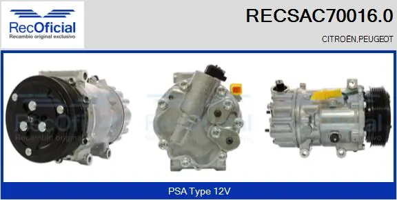 RECSAC700160 Recoficial