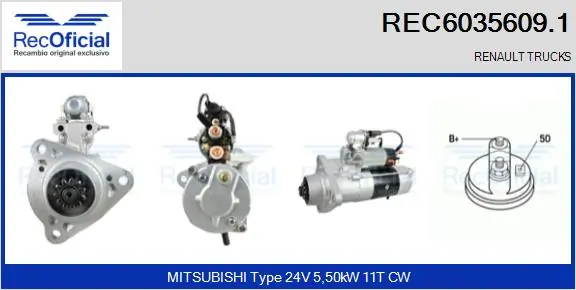Comprar Motor de arranque Renault Trucks TRUCK PREMIUM   a bajo precio