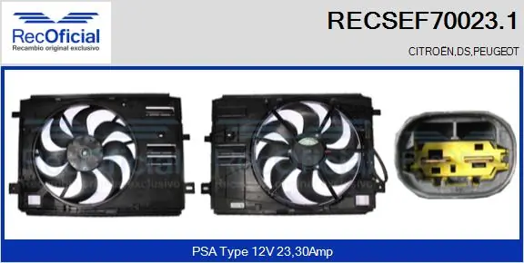 RECSEF700231 Recoficial