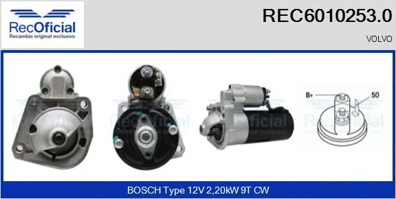 Comprar Motor de arranque Volvo S80 I TS, TH, KV a bajo precio