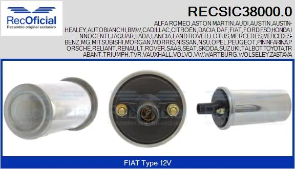 Comprar Bobina de encendido Audi 80  82 a bajo precio