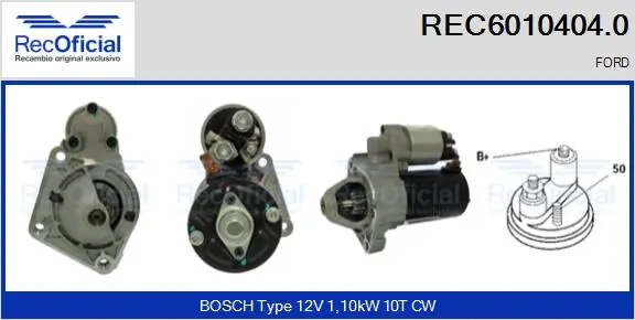 Comprar Motor de arranque Ford Ka  RBT a bajo precio