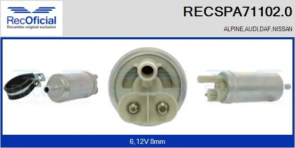 RECSPA711020 Recoficial